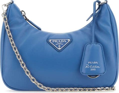 prada logo plaque chain shoulder bag|vintage prada leather shoulder bag.